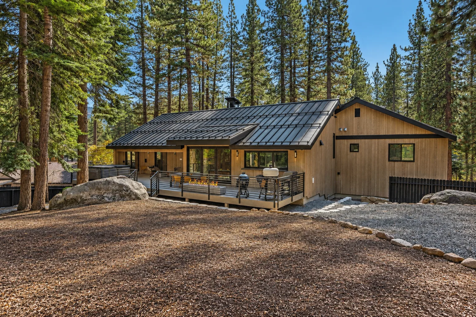 Modern Forest Cabin Retreat