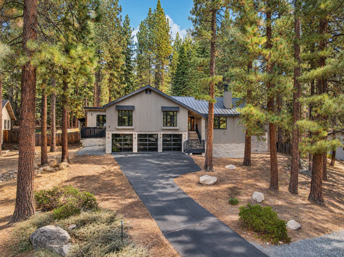 Modern Pine Forest Cabin Home