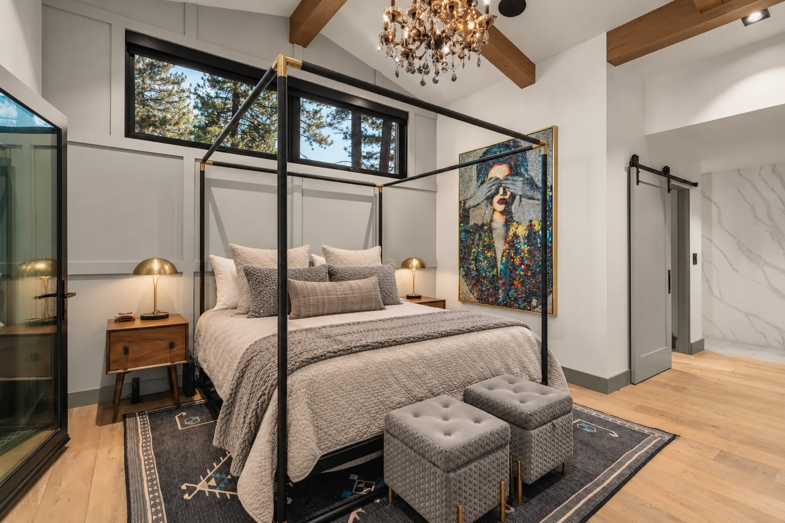 Rustic Luxe Bedroom Retreat