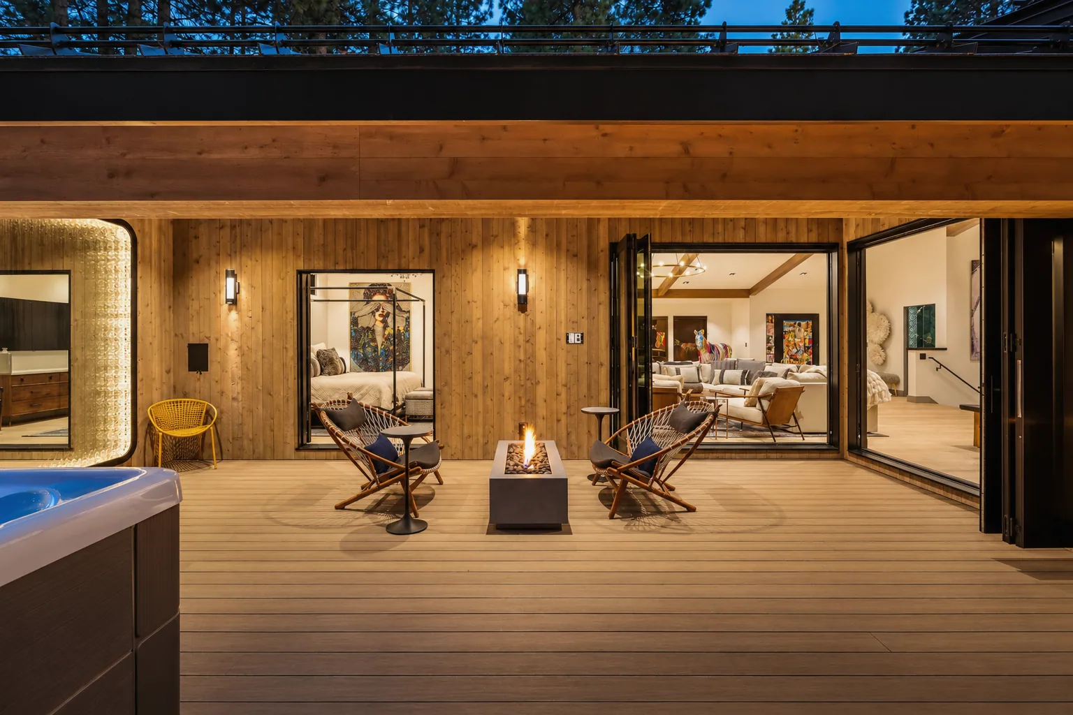 Twilight Mountain Lodge with Fire Pit